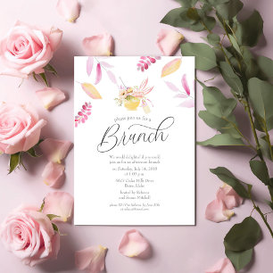 Blumenbrunch Einladung