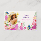 Blumenbrunch-Foto Visitenkarte (Vorderseite)