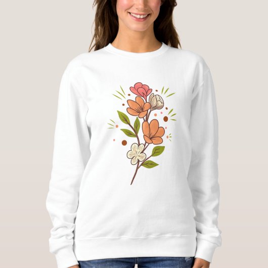 Blumenbrunch Sweatshirt (Vorderseite)