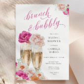 Blumenbrunch und Brautdusche Einladung