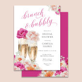 Blumenbrunch und Brautdusche Einladung