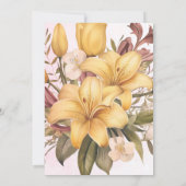 Blumenbrunch und Brautparty Einladung (Rückseite)