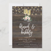 Blumenbrunch und Brautparty Einladung (Vorderseite)