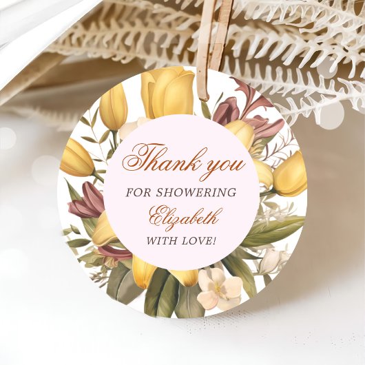 Blumenbrunch und Brautparty Geschenkanhänger