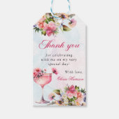 Blumenbrunch und Brautparty Geschenkanhänger (Vorderseite)