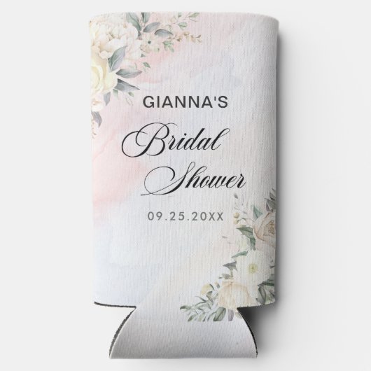 Blumenbrunch und Brautparty Selters Dosenkühler (Rückseite)