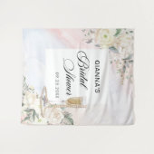 Blumenbrunch und Brautparty Wandteppich (Vorderseite (Horizontal))