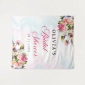 Blumenbrunch und Brautparty Wandteppich (Vorderseite (Horizontal))