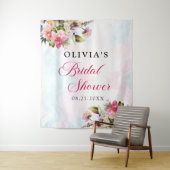 Blumenbrunch und Brautparty Wandteppich (Beispiel)