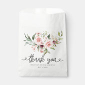 Blumenbrunch und Bubbly Brautparty Geschenktütchen (Vorderseite)