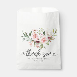 Blumenbrunch und Bubbly Brautparty Geschenktütchen