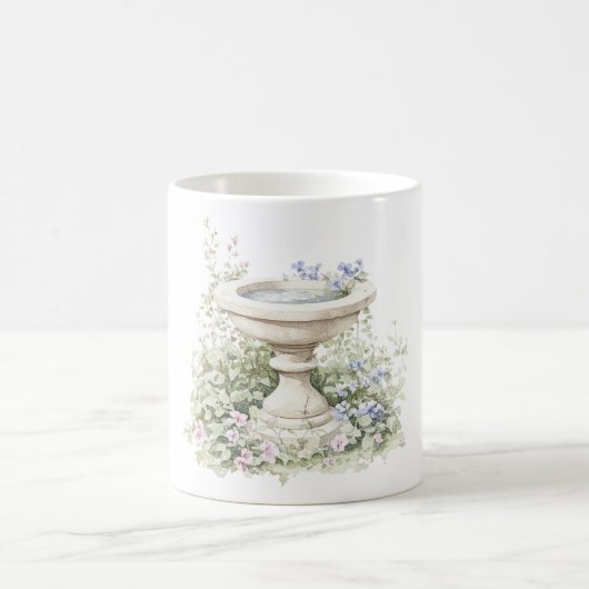 Blumenbrunnen blau kaffeetasse (Mittel)