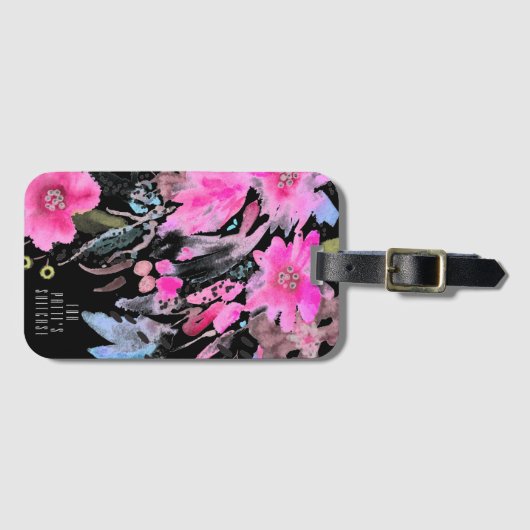 Blumenbrunnen Gepäckanhänger (Vorderseite (Horizontal))