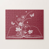 Blumenbuch Ästhetische Blume Puzzle (Horizontal)