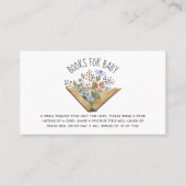 Blumenbuch Babydusche Buchungsanfrage Platzkarte (Vorderseite)