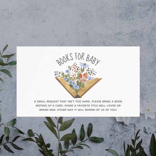 Blumenbuch Babydusche Buchungsanfrage Platzkarte