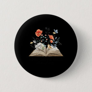 Blumenbuch Ein neues Kapitel beginnt Pensionierte Button