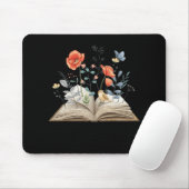 Blumenbuch Ein neues Kapitel beginnt Pensionierte  Mousepad (Mit Mouse)