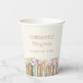 Blumenbücher-Abschluss Pappbecher (Rückseite)