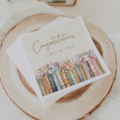 Blumenbücher-Abschluss Serviette