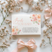 Blumenbücher für Baby Shower Karte