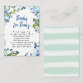 Blumenbücher für Babyanfragen Begleitkarte (Vorne/Hinten)