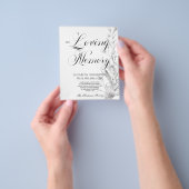 Blumenbudget Beileid in Liebe Erinnerung. Flyer (Gruppe)