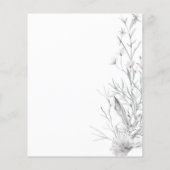 Blumenbudget Beileid in Liebe Erinnerung. Flyer (Hinten)