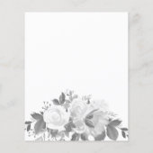 Blumenbudget Beileid in Liebe Erinnerung. Flyer (Hinten)