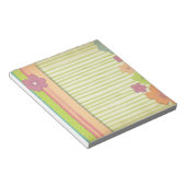 Blumenbündel in hellen Frühlingsfarben Notizblock (angewinkelt)