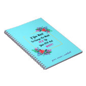 Blumenbündel mit Anführungszeichen und benutzerdef Notizblock (Rechte Seite)