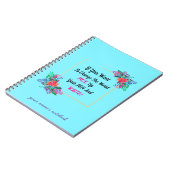 Blumenbündel mit Anführungszeichen und benutzerdef Notizblock (Linke Seite)