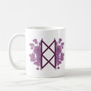 Blumenbüro - Rot Kaffeetasse
