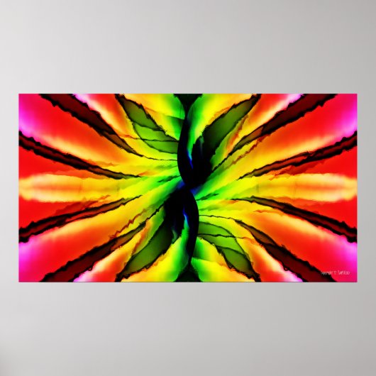 Blumenburst Poster (Vorne)