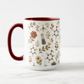 Blumenchemie-Ästhetik-Kaffeetasse Tasse (Links)