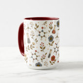 Blumenchemie-Ästhetik-Kaffeetasse Tasse (Vorderseite Links)