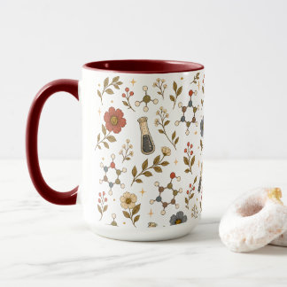 Blumenchemie-Ästhetik-Kaffeetasse Tasse