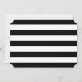 Blumenchic Hochzeitseinladung / Gold Einladung (Rückseite)