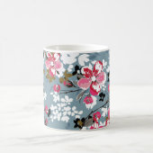 Blumenchic: Kleine Blossom-Hintergründe Kaffeetasse (Mittel)