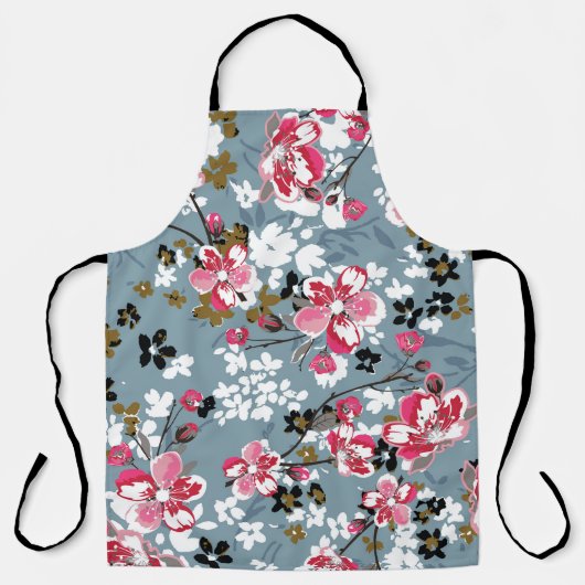 Blumenchic: Kleine Blossom-Hintergründe Schürze (Vorderseite)