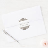 Blumenchic Personalisiert Grad Umschlag Aufkleber (Umschlag)