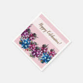 Blumencocktail Serviette (Ecke)