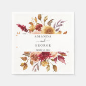 Blumencocktails Serviette (Vorderseite)