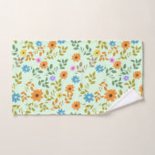 Blumencodierung hübscher Blume Badhandtuch Set (Handtuch)