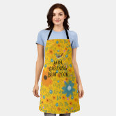 Blumencodierung hübscher Blume Schürze (Getragen)