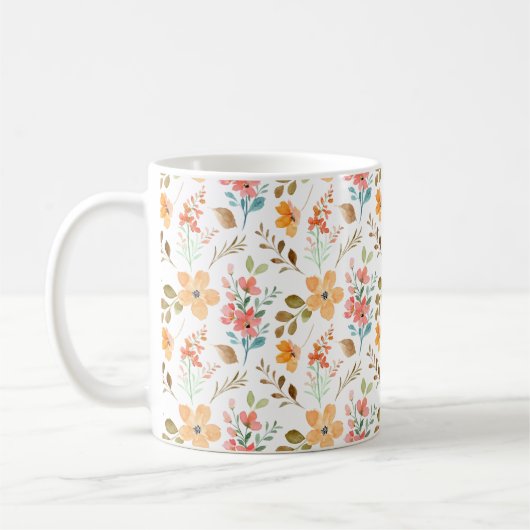 Blumencoffee Tasse - Ein blühender Start in den Ta (Links)