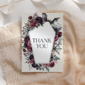 Blumencoffin Halloween-Kinderdusche Dankeskarte