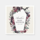 Blumencoffin Halloween-Kinderdusche Serviette (Vorderseite)