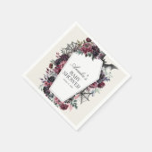 Blumencoffin Halloween-Kinderdusche Serviette (Ecke)