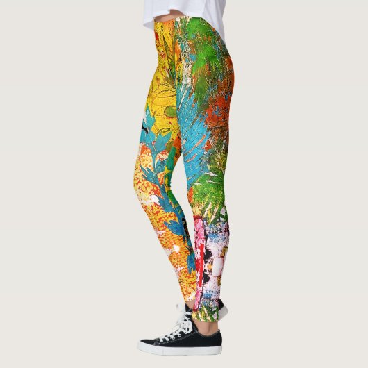 BlumenCollage 1974 Leggings (Links)